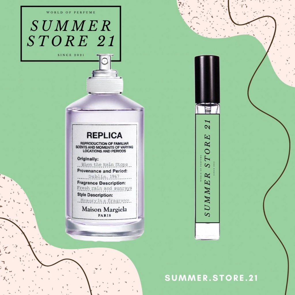 Nước Hoa Maison Margiela 𝐖𝐡𝐞𝐧 𝐓𝐡𝐞 𝐑𝐚𝐢𝐧 𝐒𝐭𝐨𝐩𝐬 - 5𝘮𝘭/10𝘮𝘭