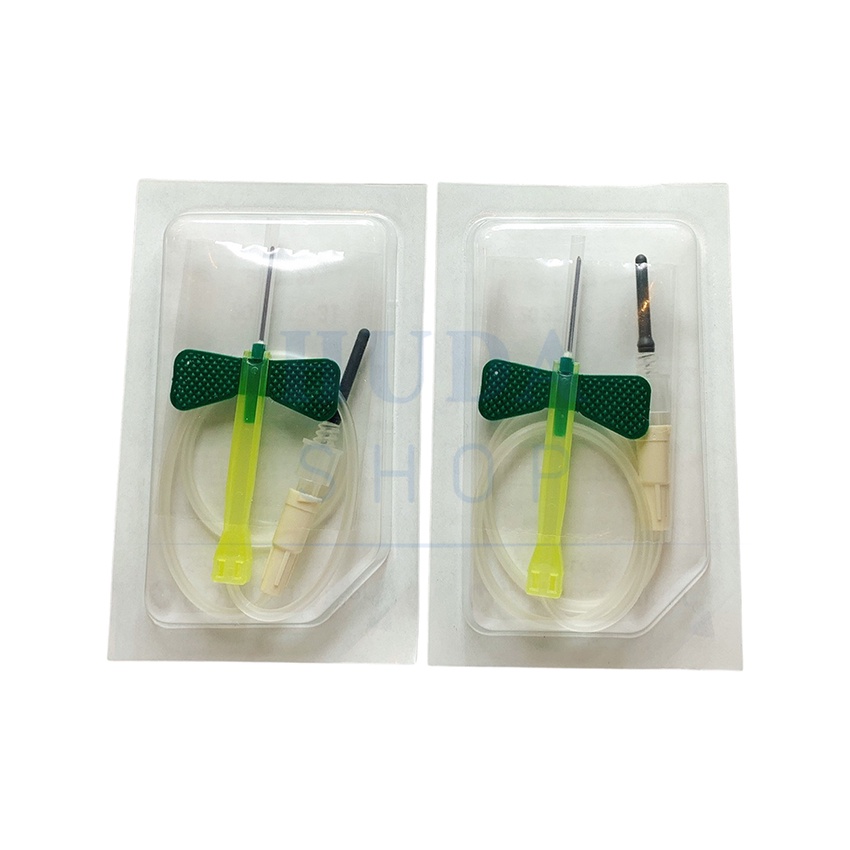 Kim bướm 21G - Kim bướm BD 23G Vacutainer Safety-Lok 2 đầu kim dùng trong PRP