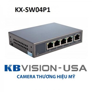 Switch POE KBvision KX-SW04P1 - Chống Sét Cấp Độ 3