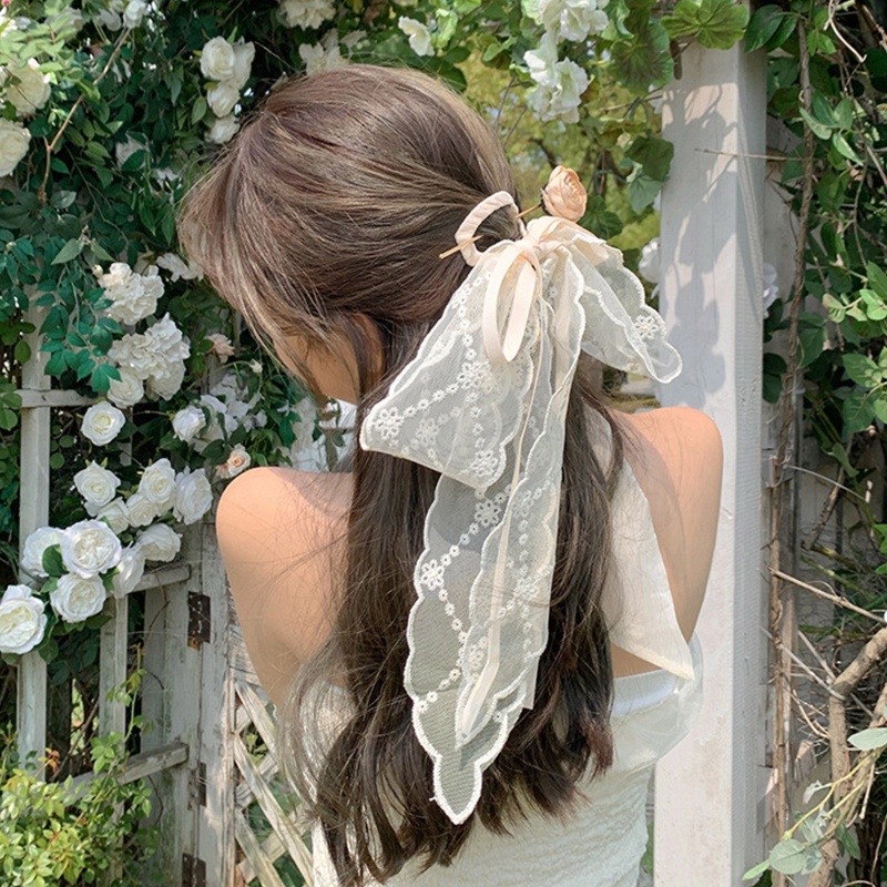 Trâm Cài Tóc Đính Hoa Và Ngọc Trai Phong Cách Retro Cho Nữ