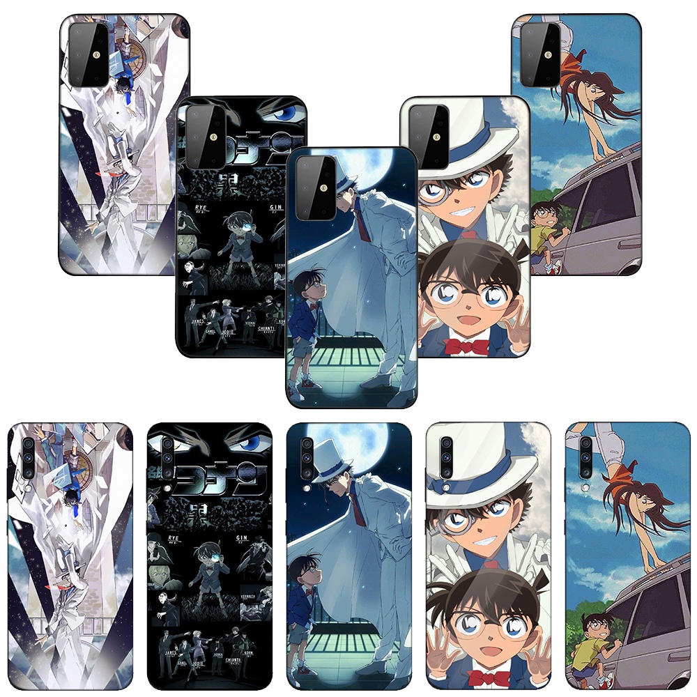 Ốp điện thoại mềm in hình thám tử Conan thời trang LUA29 cho Samsung Galaxy A11 A12 A22 A32 M21 M30s J4 Core A82 A91