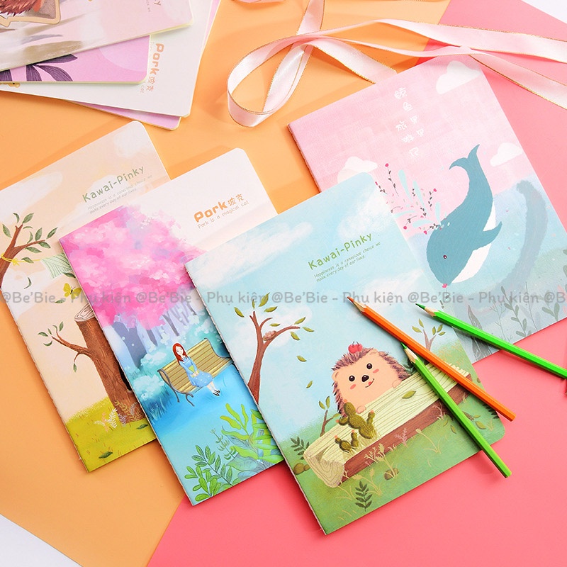 Vở, sổ B5 học sinh hình cute BeBie - BP357