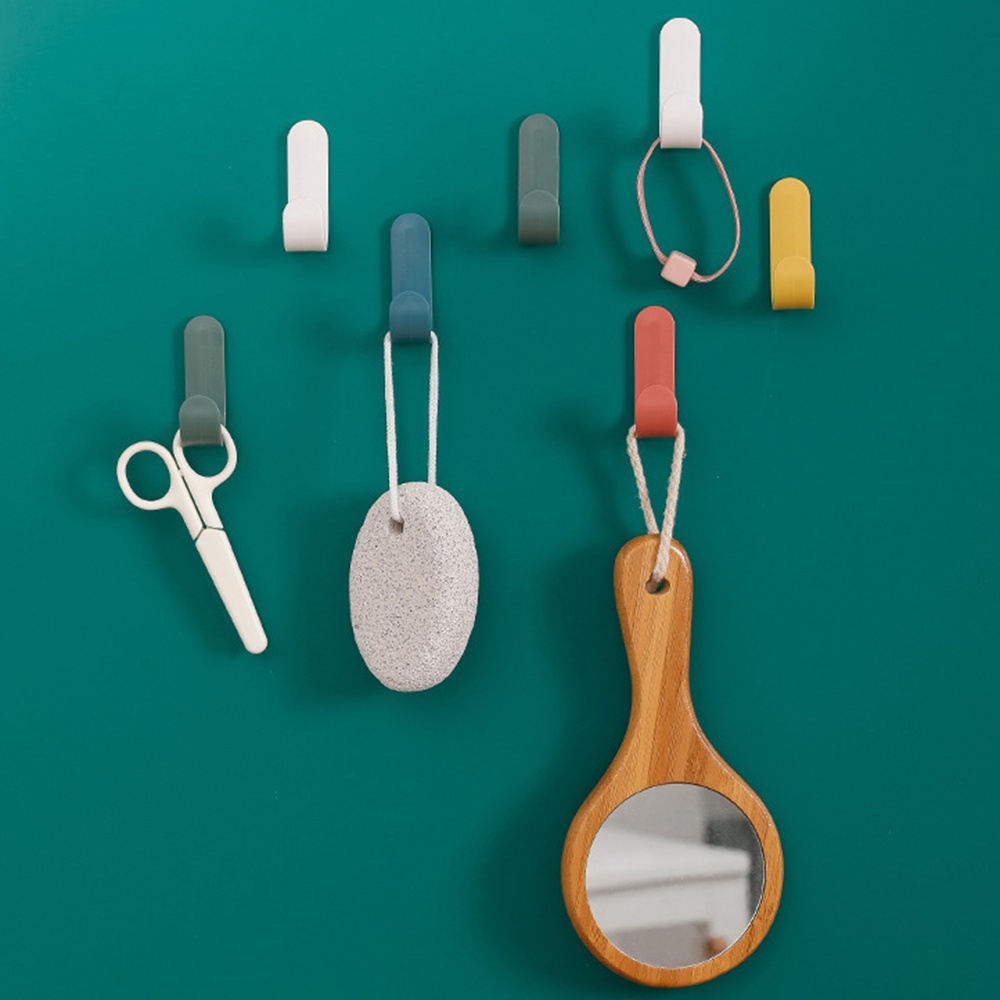 4 CÁI / 1 CÁI Móc Khăn Móc Cửa Nhựa Móc Treo Tự Dán Tường Móc Treo Mũ Giá Treo Chìa Khóa Móc Treo Tường Tổ Chức Trang Trí Nội Thất Giá Giữ Chìa Khóa