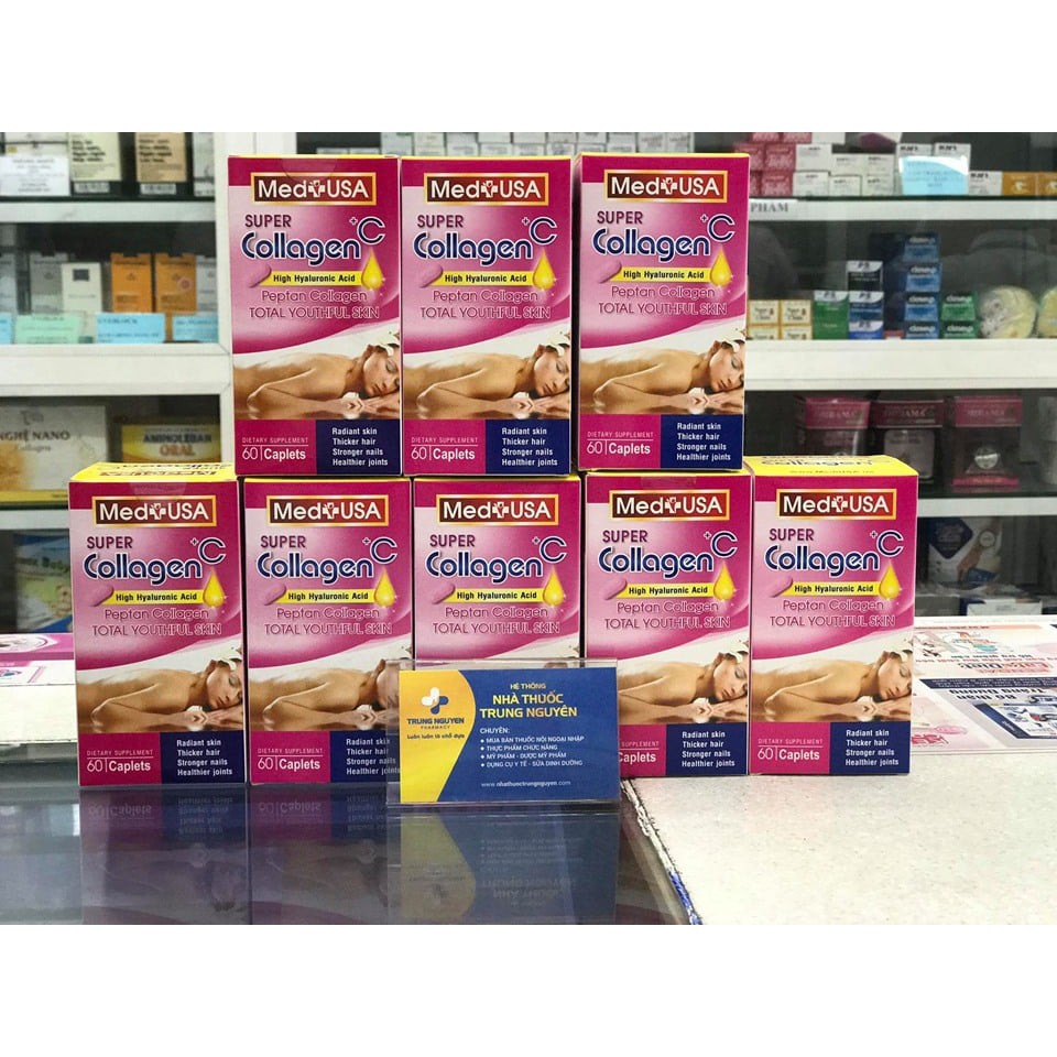 Viên uống đẹp da MediUSA Super Collagen +C