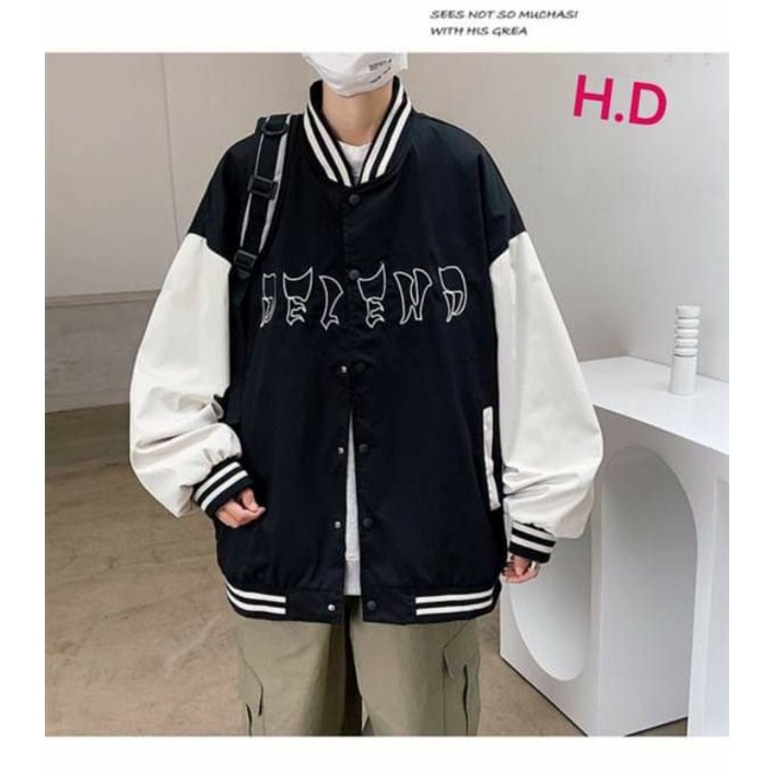 Áo Bomber/Khoác Nam nữ Unisex chất nỉ vs gió ko xùThời trang thu đông BasicJacket bóng chày  giữ nhiệt