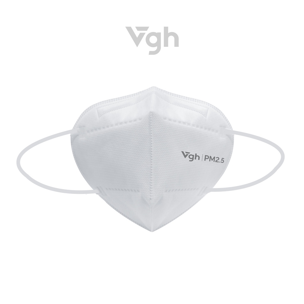 Khẩu trang VG95 Lite 3 lớp thiết kế 3D tiêu chuẩn KN95 kháng khuẩn - Chính hãng VG Healthcare - Đóng túi 1 chiếc