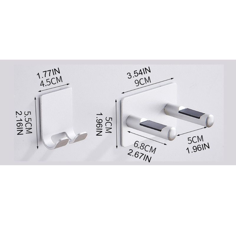 Giá Đỡ Máy Sấy Tóc Có Móc Phích Cắm Tiện Dụng Cho Phòng Tắm / Khách Sạn