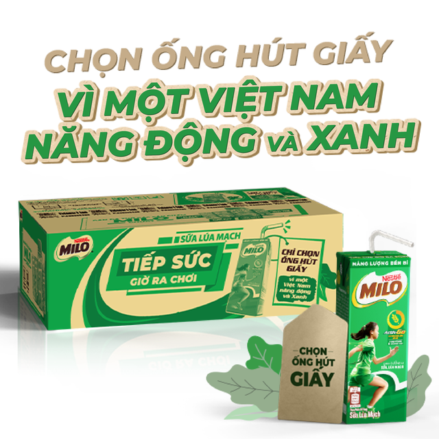 [HSD: 2024-02] Thùng 48 hộp sữa nước Nestle Milo 180ml/ hộp