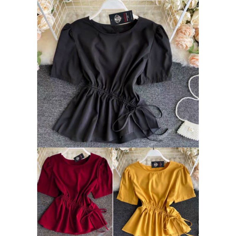 60-85kg Bigsize ÁO PEPLUM RÚT XINH XẮN NHIỀU MÀU GIÁ RẺ