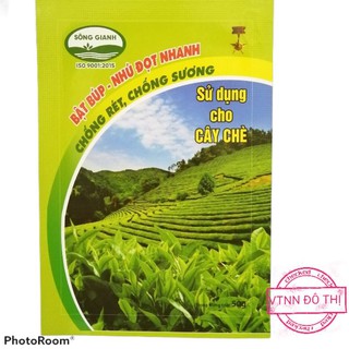 Phân bón Npk bổ sung vi lượng cho cây chè - Siêu bật búp, nhú đọt nhanh - Npk 30-20-5 + TE Sông Gianh gói 50gr tiện lợi