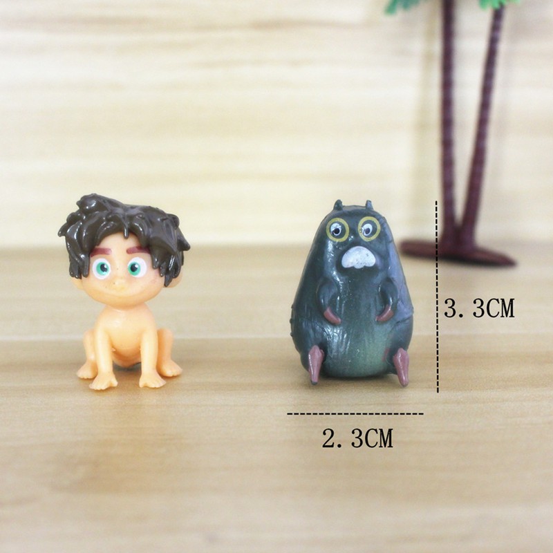 1 set que cắm trang trí bánh hình động vật dễ thương