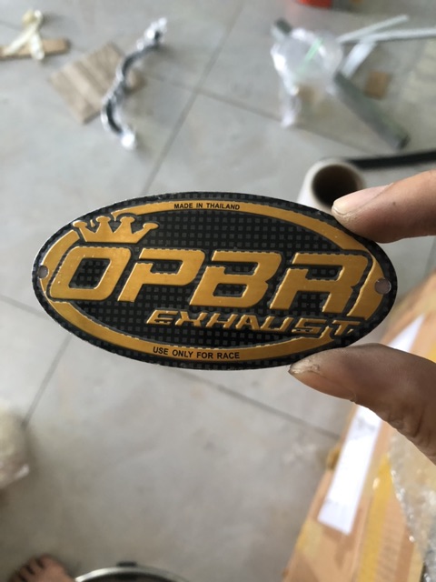 Tem nhôm ORBR, K1 SPEED, King Drag có sẵn keo 3M