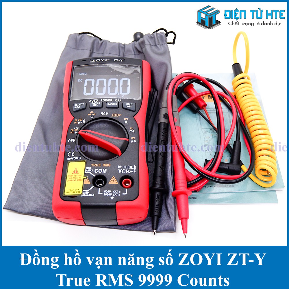 Đồng hồ vạn năng số ZOYI ZT-Y chính hãng True RMS 9999 counts