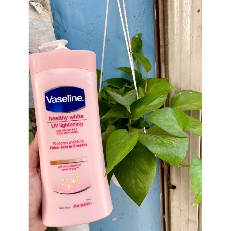 Combo 2 chai dưỡng thể Vaseline Hồng 725ml