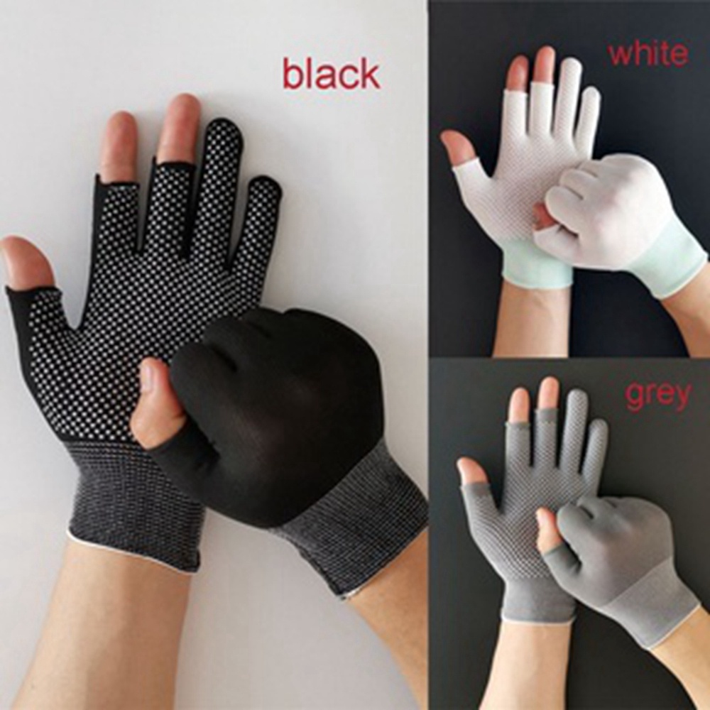Găng Tay Nylon Co Giãn Chống Trượt Chống Nắng Dùng Khi Đạp Xe