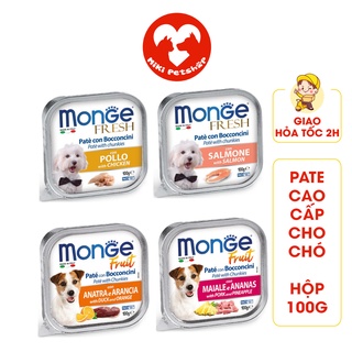 Pate Cho Chó Cao Cấp Pate Monge Đủ Vị Hộp 100G - Miki Petshop