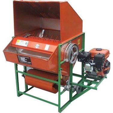 Khung Máy tuốt lúa mini Đỏ chạy xăng  phụ tùng máy tuốt lúa phụ tùng Hùng Lỳ