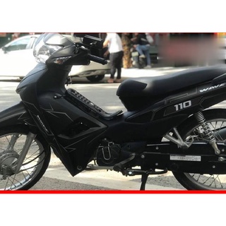 Tem Trùm Wave A Đen Nhám chỉ xám