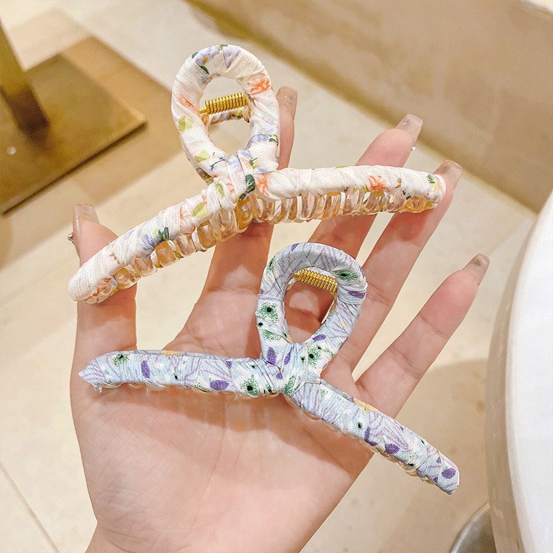 Kẹp Tóc Cho Nữ Họa Tiết Hoa Nhỏ Nhiều Màu Siêu Xinh