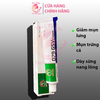 D79 GSV Cream Giảm Mụn Trứng Cá, Mụn Lưng [Chính hãng]