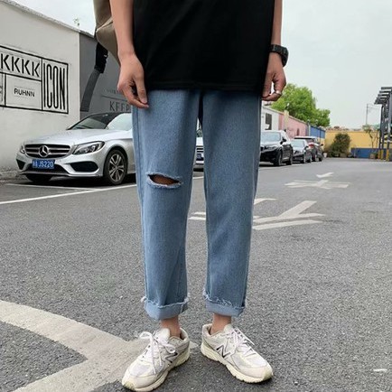 Quần Jeans Baggy Dáng Rách Cạnh 2021 tại Baggy Store 88