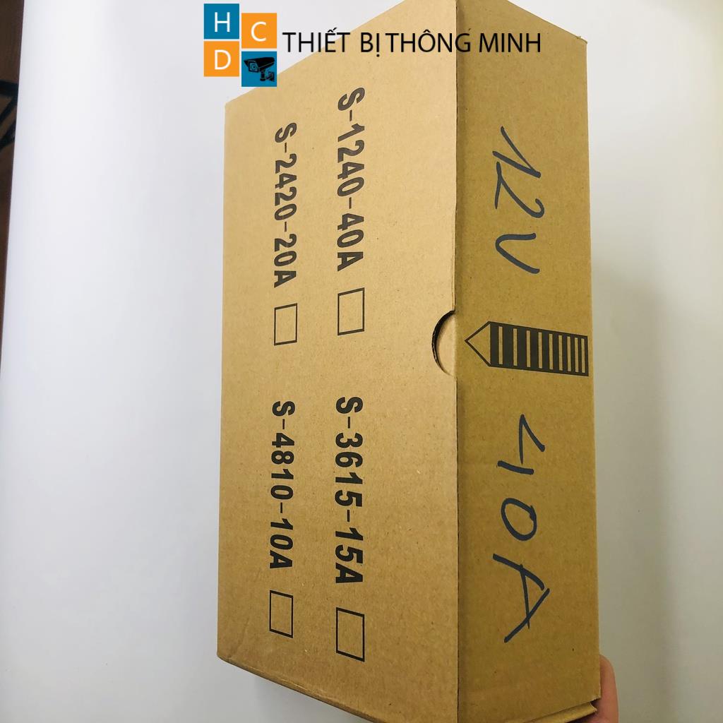 Nguồn 12v 40a công suất 480W loại lớn tản nhiệt chất lượng cao chuyên dụng cho hệ thống led, camera