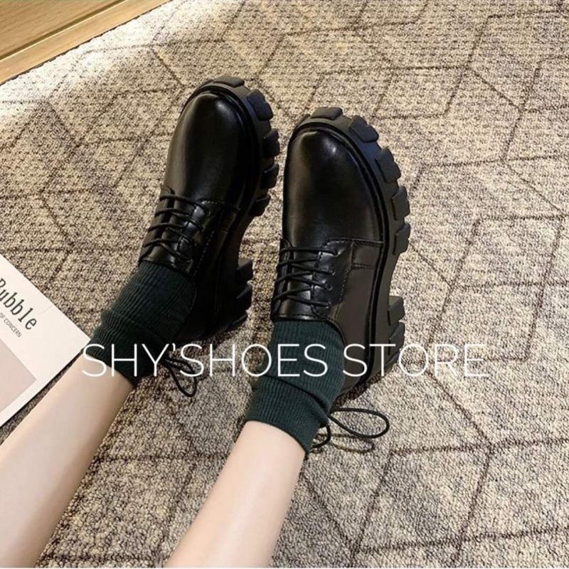 (Có Sẵn) Giày Boot oxford cổ thấp phong cách gothic cá tính | Hot 2020| Nhập mã NUMSSP | NUMSVIP | BigBuy360 - bigbuy360.vn