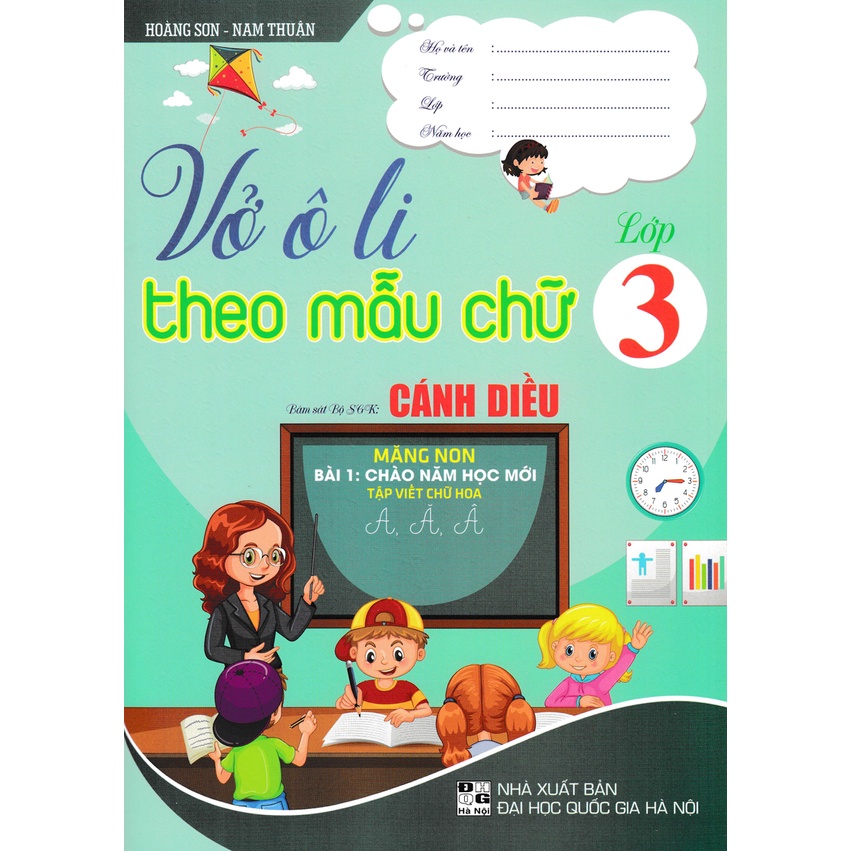 Sách Tham Khảo - Vở Ô Li Theo Mẫu Chữ Lớp 3 (Bám Sát Bộ SGK Cánh Diều)
