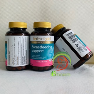 Viên uống lợi sữa Herbs of Gold Breastfeeding Support - Hộp 60 viên