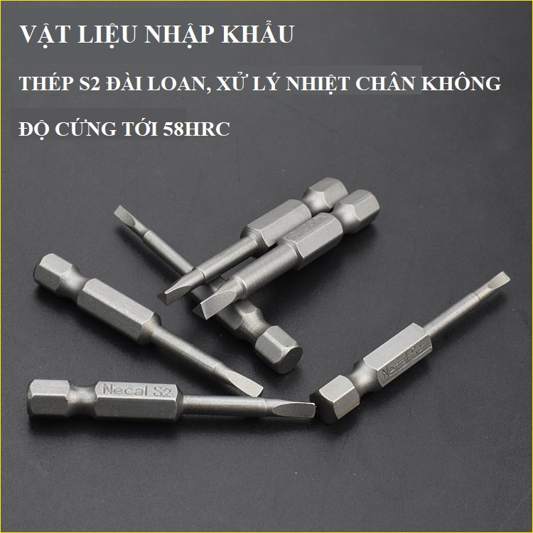 SV Mũi vít tam giác chuôi lục giác 6.35mm