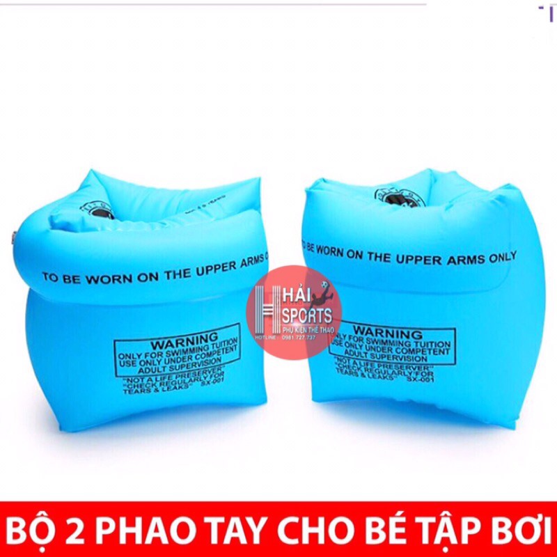 Phao đeo tay tập bơi cho trẻ em, người lớn (2 phao tay) phao bơi cho bé an toàn, chất lượng chuẩn EU