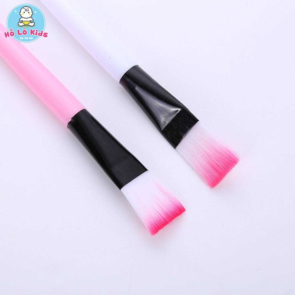 Cọ quét mặt nạ đắp mặt mask cán nhựa hồng trắng Hồ Lô Kids