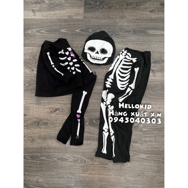 Bộ nỉ hallowen dư xịn cho bé