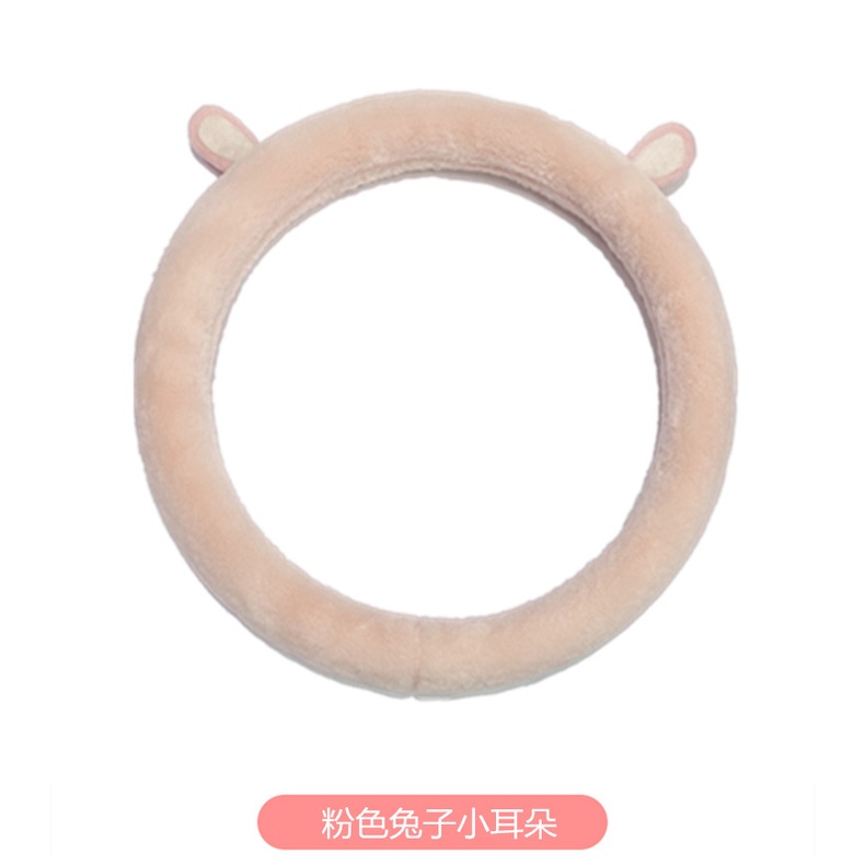 Vỏ Bọc Vô Lăng Xe Hơi Hình Tai Mèo Bằng Lông Mềm Mại Chống Đông Đông Tiện Dụng