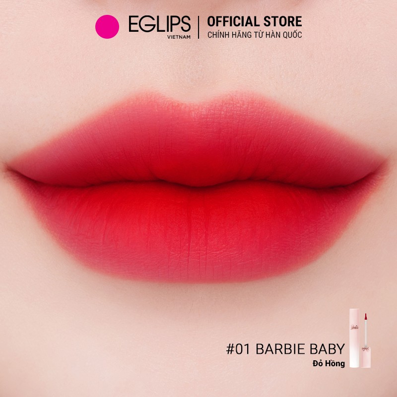 [Phiên bản giới hạn] Son kem Eglips Misty Velvet Tint - Eglips x Barbie Limited Edition 4.3g | Thế Giới Skin Care