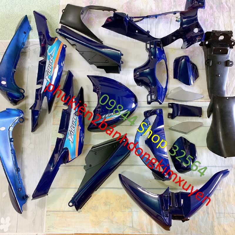 Dàn áo xe Future 1 màu XANH TÍM , nhựa ABS nguyên sinh