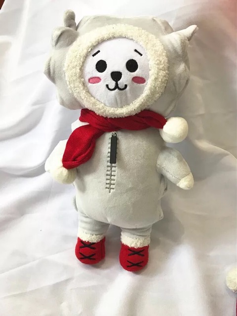 Gấu đứng BT21 Standing doll BT21 christmas giáng sinh