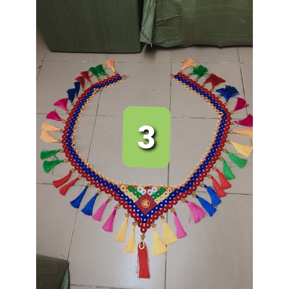 Rèm thổ cẩm đa dạng mẫu mã trang trí xe tải/1m