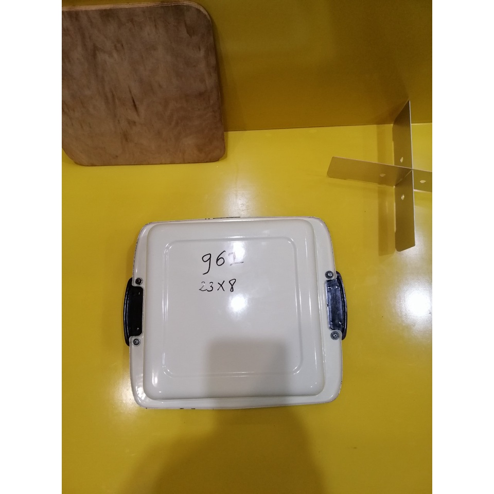 Nồi men lẩu (chảo) nội địa Nhật, size 23cm, cao 8cm (mã 962), Dùng được bếp từ