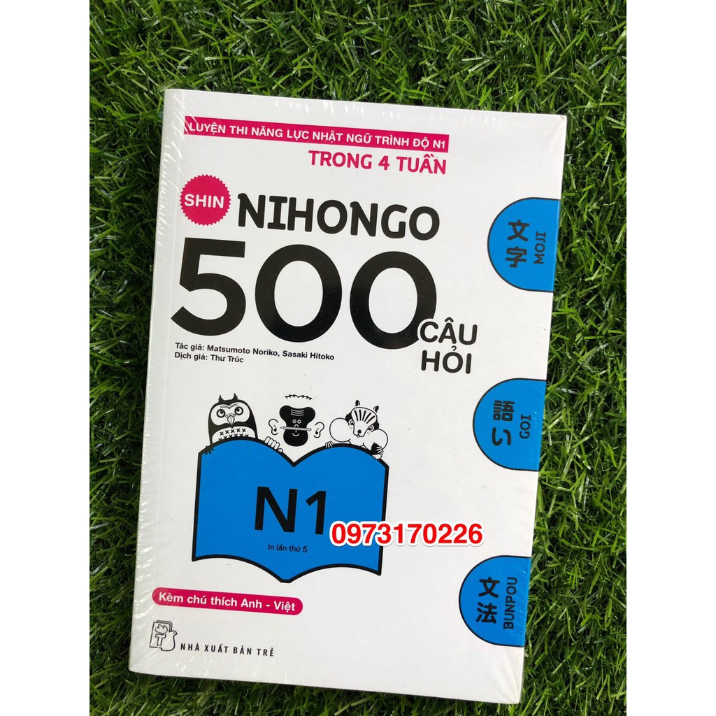 Sách somatome N1 Luyện thi năng lực nhật ngữ N1 + 500 Câu Hỏi N1