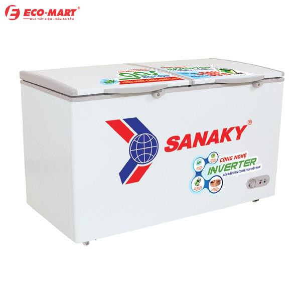 Tủ đông Sanaky Inverter dàn đồng 2 chế độ VH-2599W3 dung tích thực 208 lít