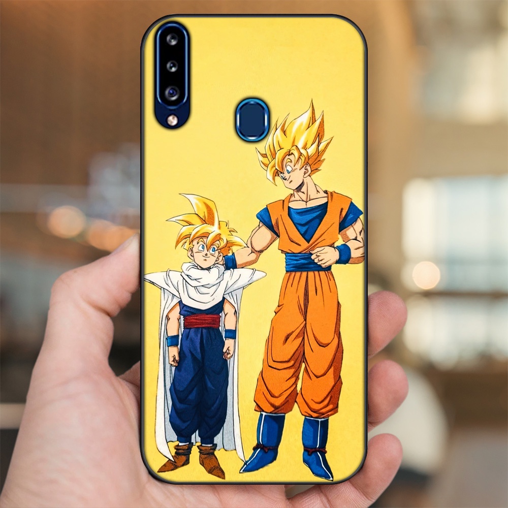 Ốp lưng Samsung A20S viền đen in hình Gohan Dragon Ball