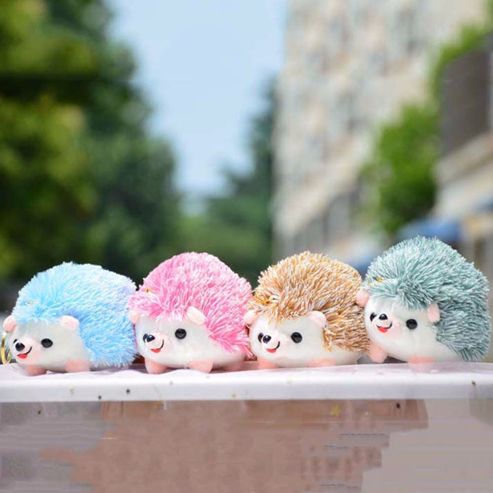 Móc Khóa Hình Nhím Nhồi Bông Dễ Thương