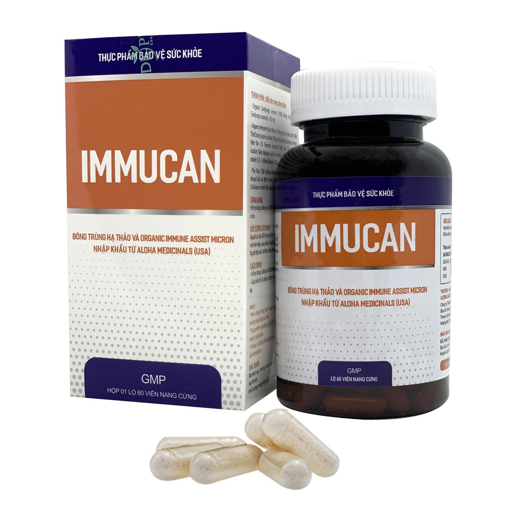 Immucan Hỗ Trợ Tăng Cường Sức Đề Kháng Và Miễn Dịch