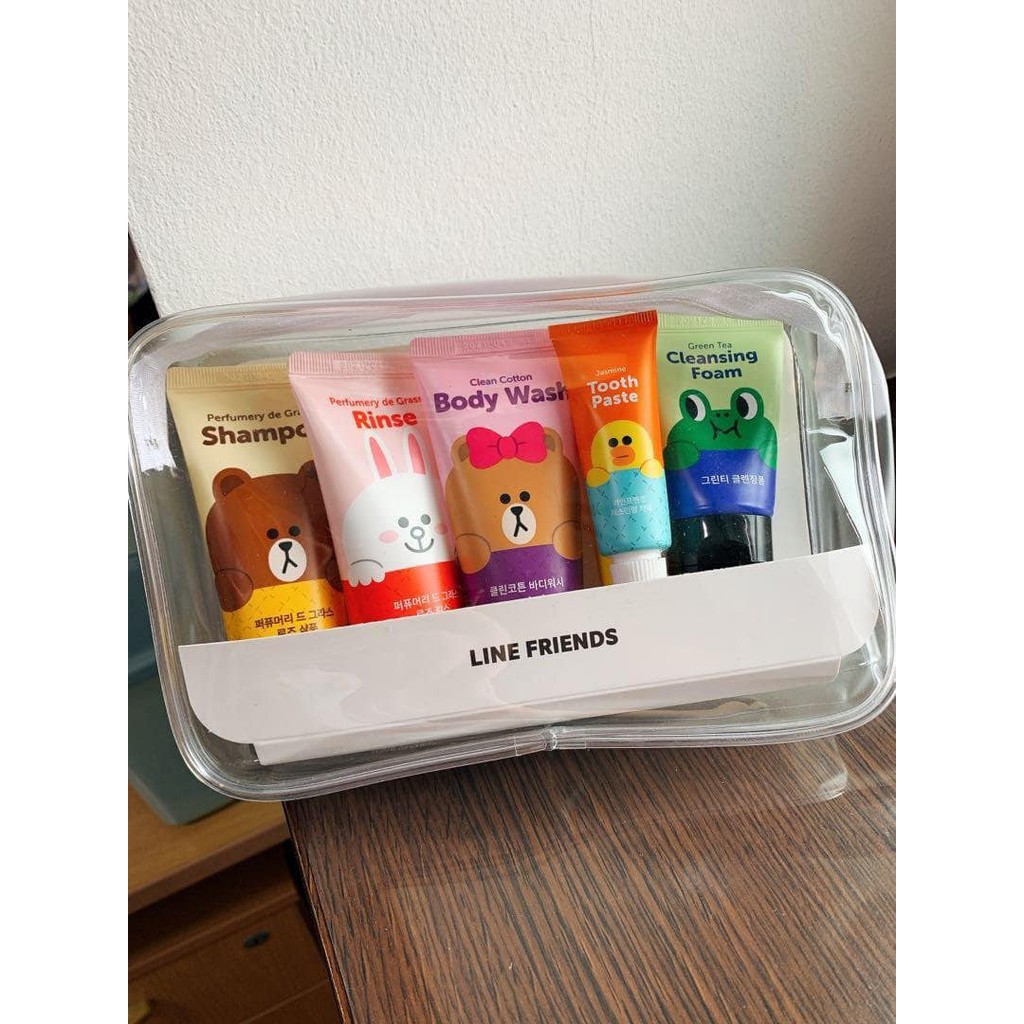 [CHÍNH HÃNG] Bộ Kit Du Lịch LINE FRIENDS