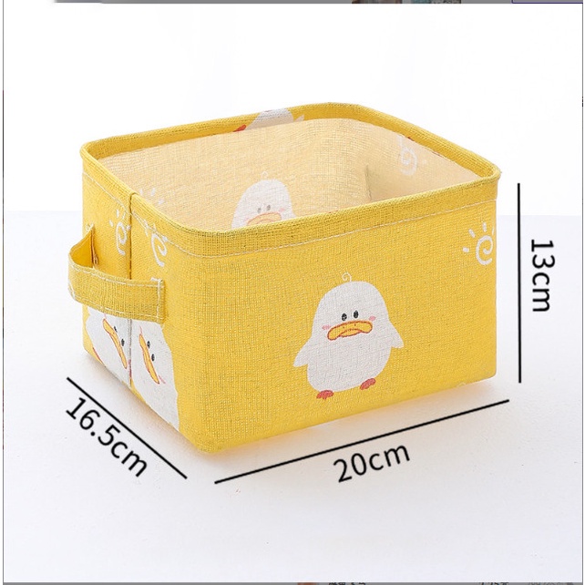 Giỏ Đựng Đồ Bằng Vải Có Thể Gấp Lại Đưng Đồ Cá Nhân Trong Gia Đình