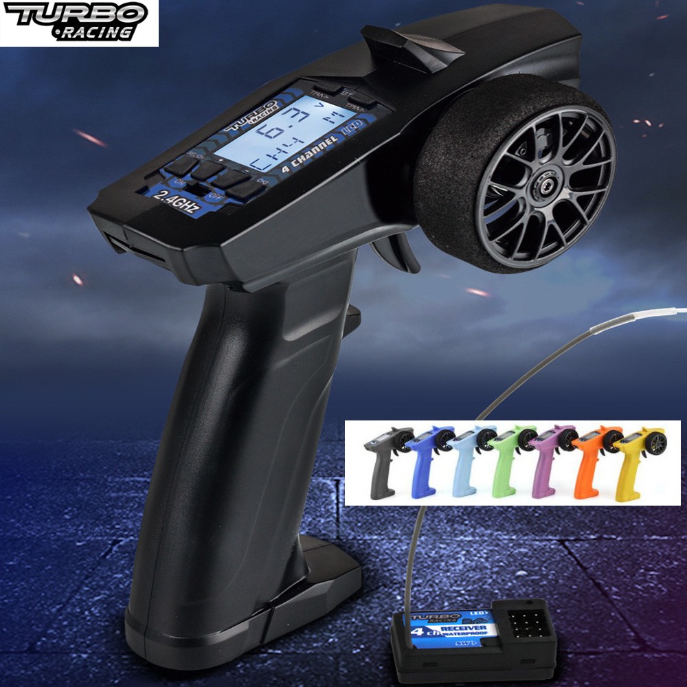 Thiết Bị Truyền Nhận Tín Hiệu Radio P32 Turbo Racing 91803G-C 2.4G 4CH Màn Hình LCD Cho Xe Hơi Tàu Thuyền Điều Khiể