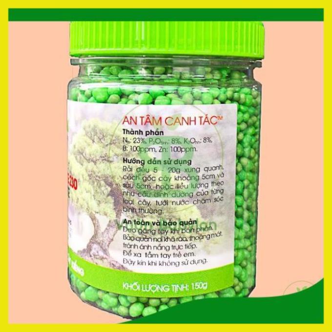 Phân Bón Hữu Cơ, Phân bón tan châm RYNAN Thông minh tan chậm có kiểm soát NPK 23-08-08 giúp cây trồng tốt.