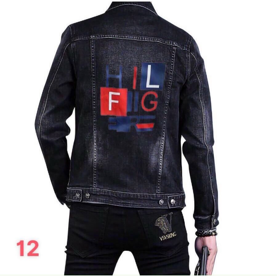 Áo khoác jean nam họa tiết cao cấp vải jean denim không nóng hàng chuẩn shop Phuongnamshop20 gf14
