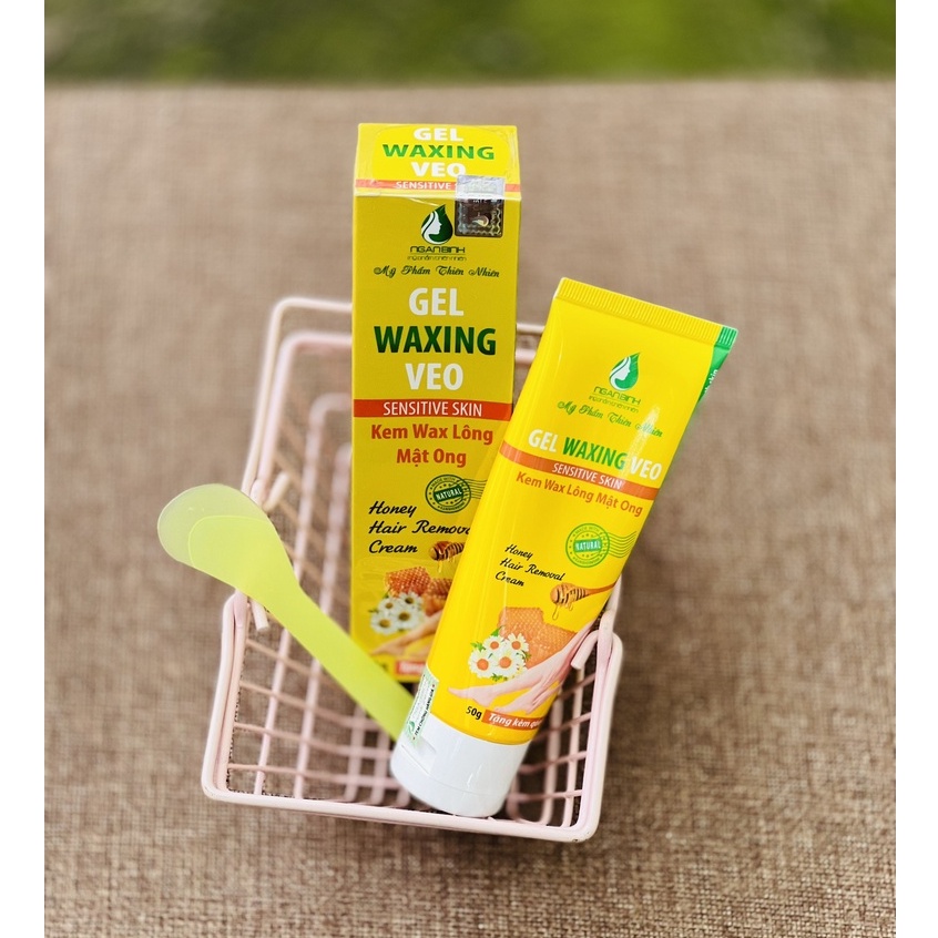 Kem tẩy lông mật ong Ngân Bình tuýp 50gr giúp làm sạch lông chân, lông nách, vùng kín chỉ trong 5 phút tại nhà an toàn